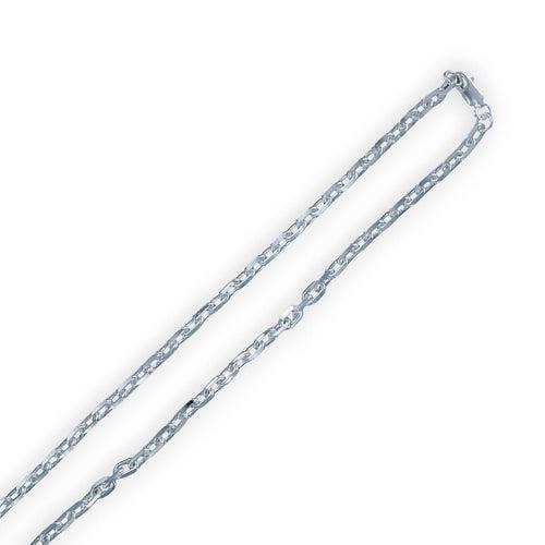 Taraash 925 Sterling Silver Fancy Cable Chain for Men