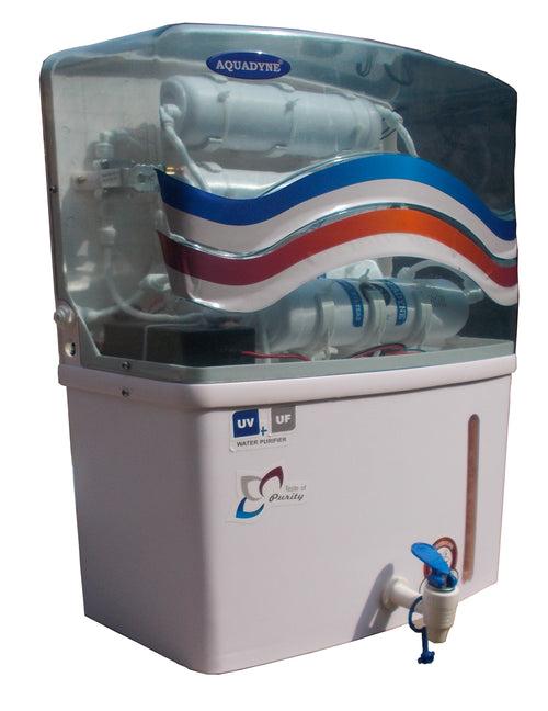 UV UF Water Purifier with Copper Storage Tank and Stainless Steel UV Chamber