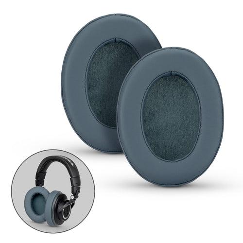 Headphone Memory Foam Earpads - Oval - PU Leather (Various Colours)