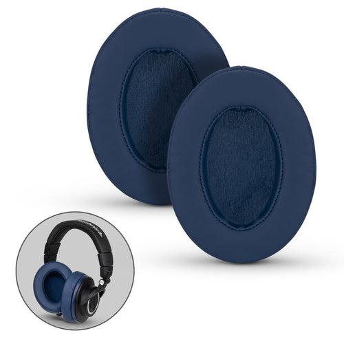 Headphone Memory Foam Earpads - Oval - PU Leather (Various Colours)