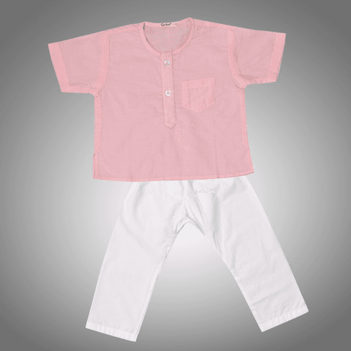 Malmal Night Wear for Kids | Pastel Pink