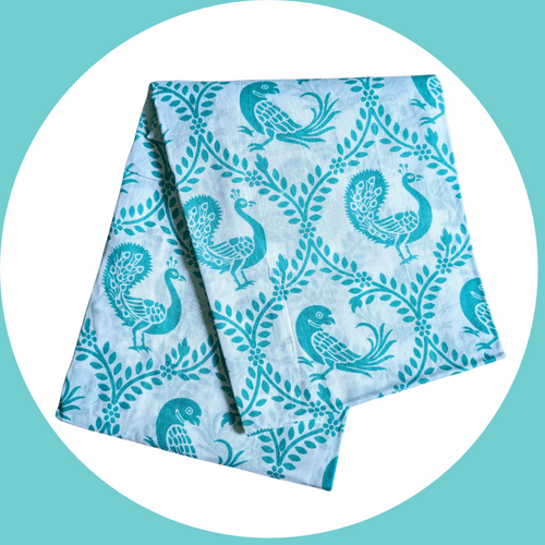 Malmal Swaddle - Pyaare Panchhi, Blue