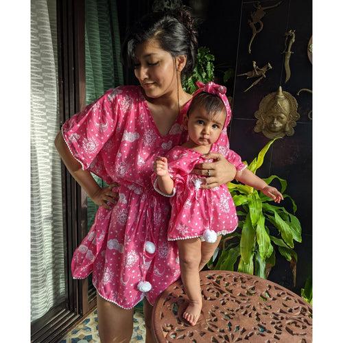 Malmal Kaftan - Nayantaara Pink | Relove