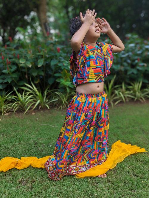 Viscose Silk Lehenga Set | Makeba