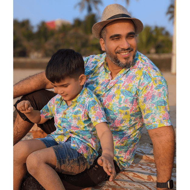 Beach Shirt for Boys, Men | Under The Sea | Relove