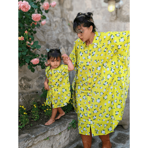 Malmal Kaftan - Neon Jasmine