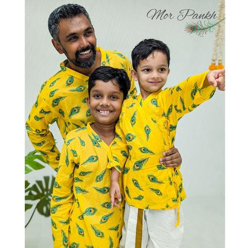 Angrakha Kurta for Boys & Men | Mor Pankh