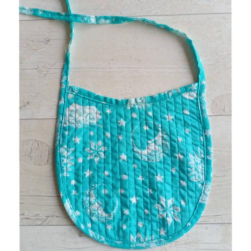 Malmal Cotton Bib - Nayantaara Aqua