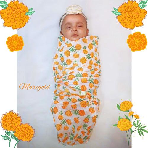 Malmal Swaddle - Marigold