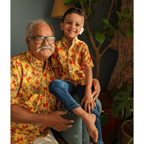 Cotton Shirt for Boys, Men | Bhil Tiger