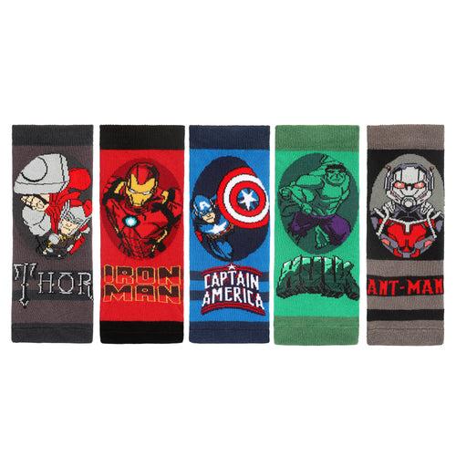 Supersox Disney Avenger Ankle Length Socks for Kids Pack of 5