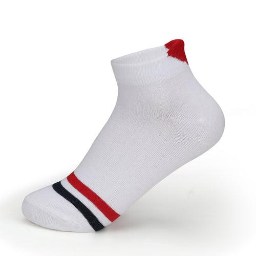 Supersox Women Funky Design Pattern Sneaker Length Compact Combed Cotton Socks Combo Packs of 5