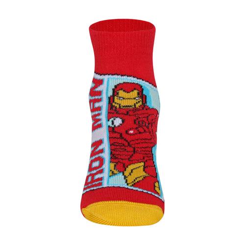 Supersox Disney Avenger Ankle Length Socks for Kids Pack of 5