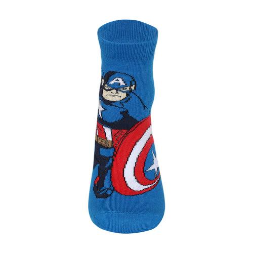 Supersox Disney Avenger Ankle Length Socks for Kids Pack of 5