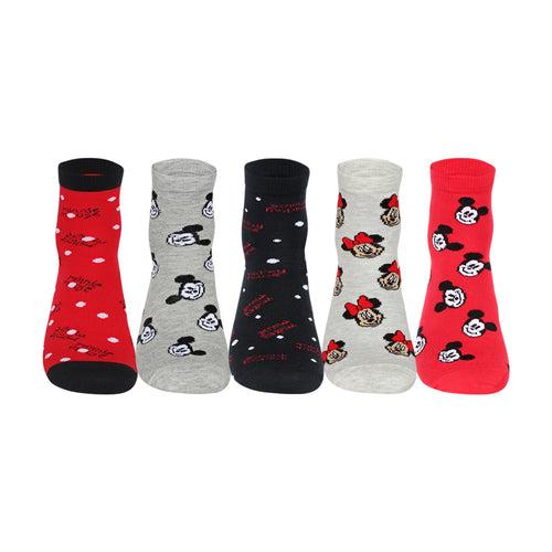 Supersox Disney Mickey & Friends Ankle Length Socks for Men Pack of 5