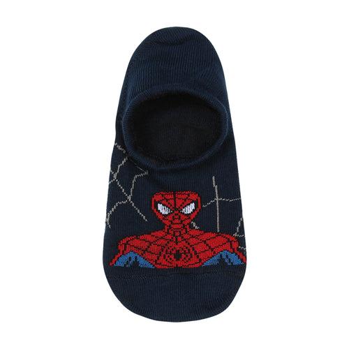 Supersox Disney Spiderman No Show Length Socks for Kids Pack of 3