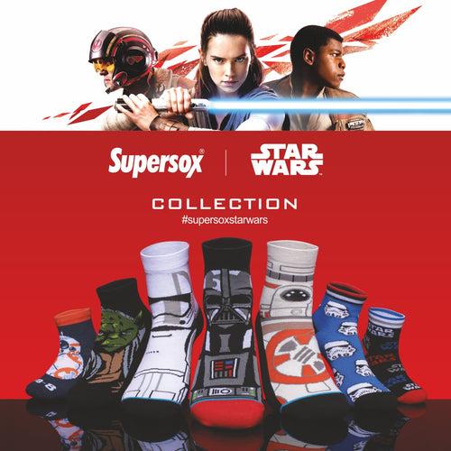 Supersox Disney Star Wars Ankle Length Socks for Kids Pack of 5