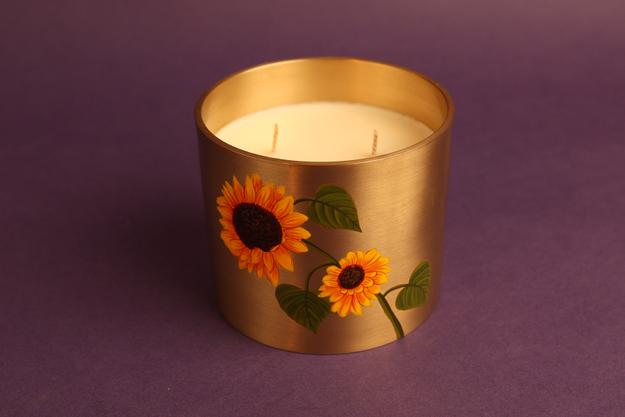 Sunflower Candle