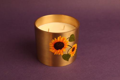 Sunflower Candle