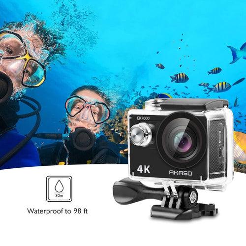 AKASO EK7000 Pro Action Camera with Power Pack