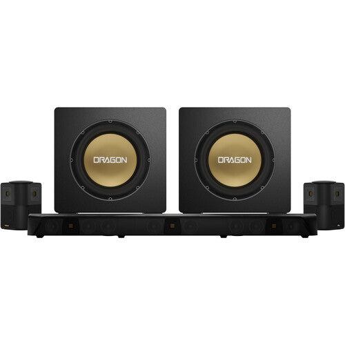 Nakamichi DRAGON Dolby Atmos Home Surround Sound System with Dual 12" Subwoofers