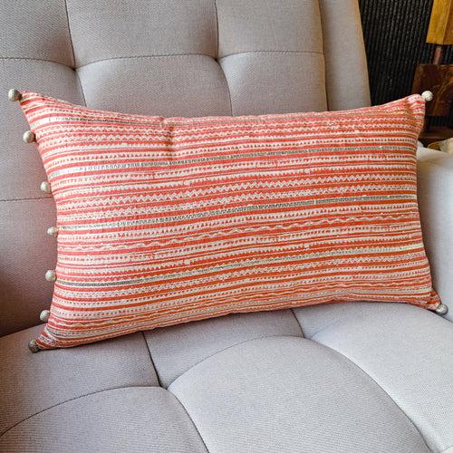 Rang Lumbar Cushion Cover, Narangi 30x50 cm