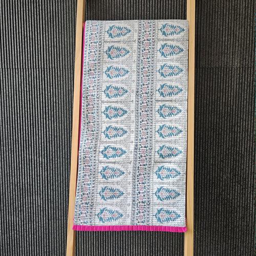 Mughal Buta Block Printed Table Runner