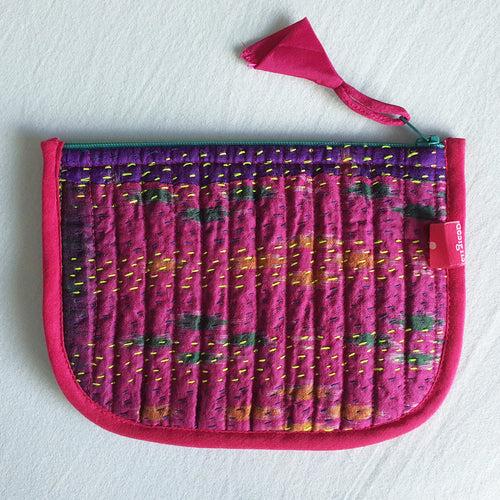 Set of 2 Kantha Pouches