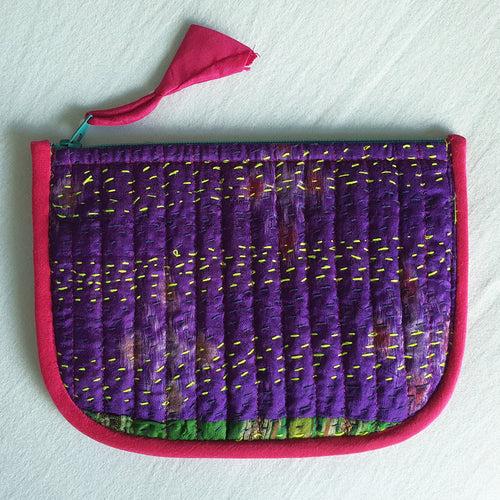 Set of 2 Kantha Pouches