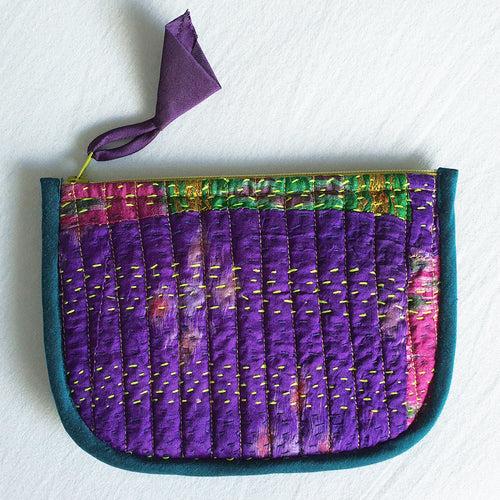 Set of 2 Kantha Pouches