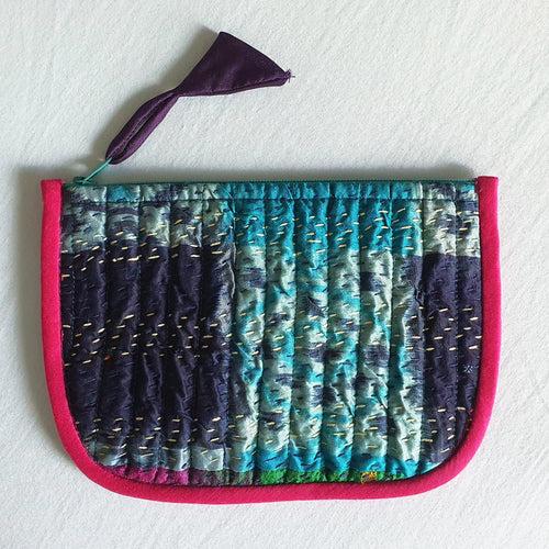 Set of 2 Kantha Pouches