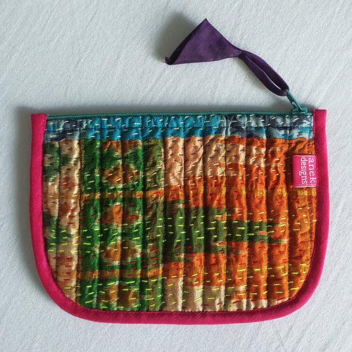 Set of 2 Kantha Pouches