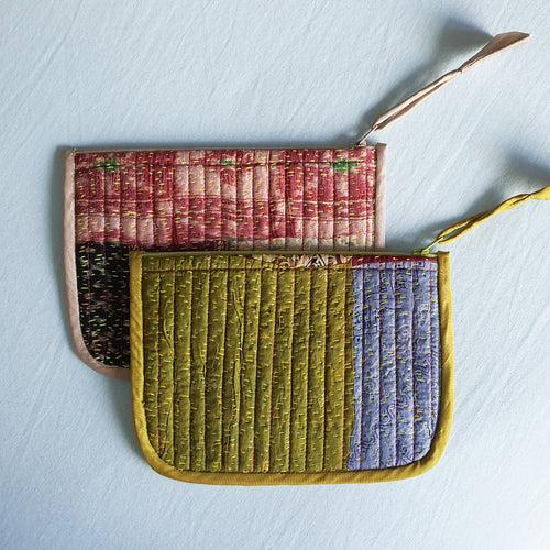 Set of 2 Kantha Pouches