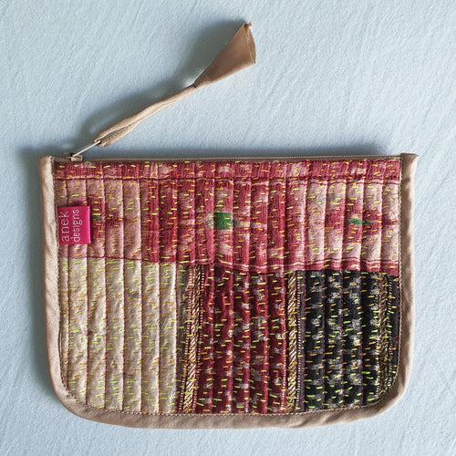 Set of 2 Kantha Pouches