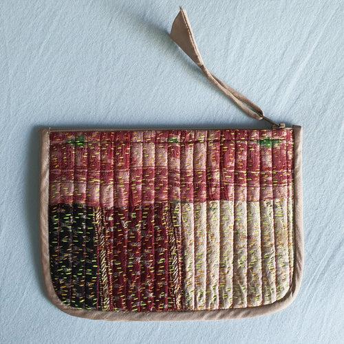 Set of 2 Kantha Pouches