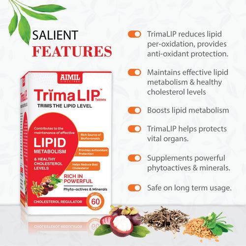 Trima Lip Tablets : Trims The Lipid Level In Nature's way