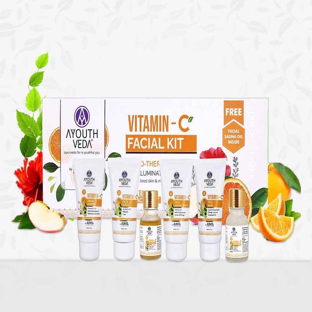 Ayouthveda Vitamin- C Facial Kit For Skin Brightening  (230gm)