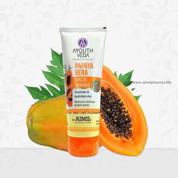 Ayouthveda Papaya Vera Face Wash 100 gm