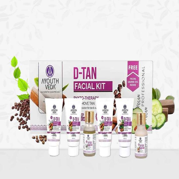 Ayouthveda D- Tan Facial Kit for Tan Removal & Brightness 230g