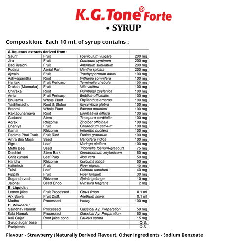 K.G. Tone Forte 100ml (Pack of 3)