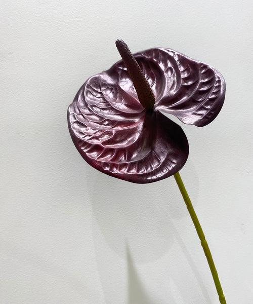 Plum Anthurium Stick