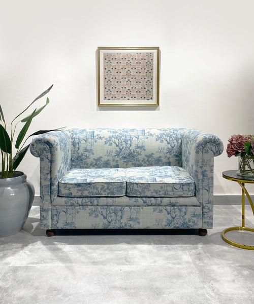 Repere Linen Printed Sofa