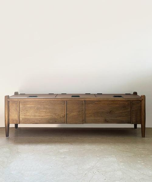 Wooden Sea Storage Bench