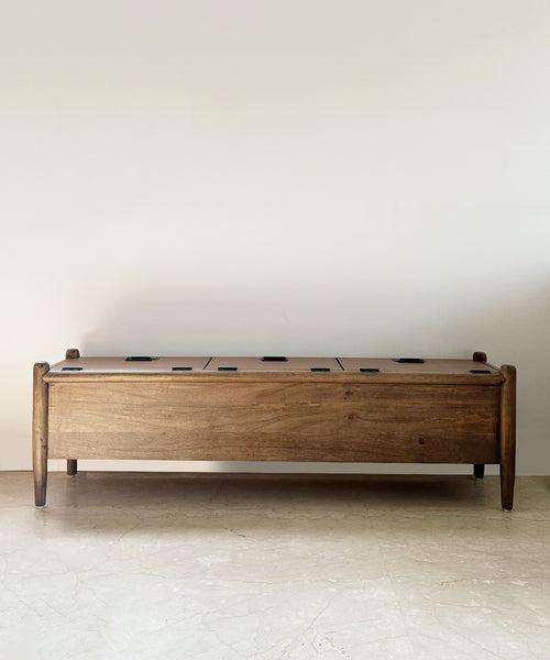 Wooden Sea Storage Bench