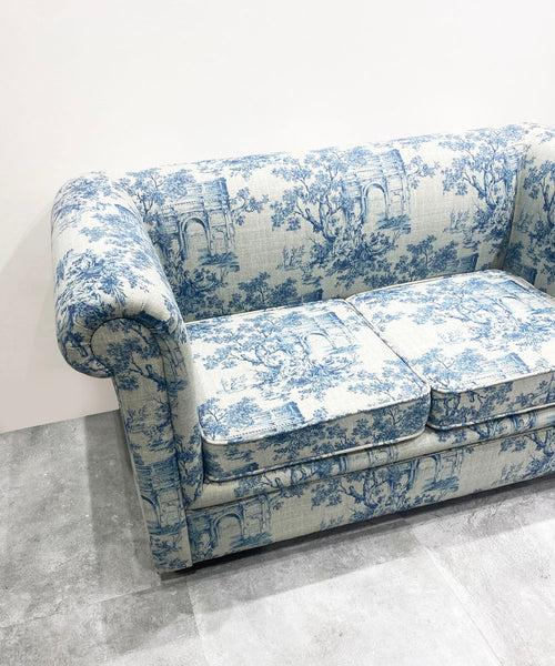 Repere Linen Printed Sofa