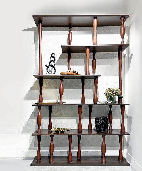 Teak Evolved Book Display cabinet / Bookcase