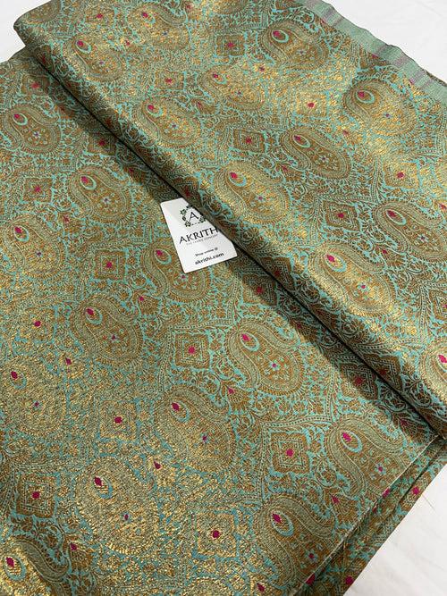 Pure Banarasi brocade fabric