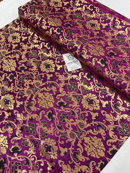 Pure Banarasi brocade fabric