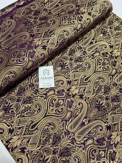 Pure Banarasi brocade fabric