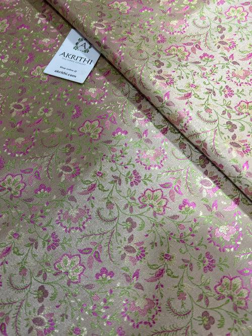 Banarasi brocade fabric 80 cms cut